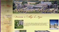 Desktop Screenshot of abbaye-mazan.ardeche-sources-loire.com